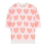 Billieblush Abito Manica Lunga Fantasia Cuori Rosa per Neonata U21656 ROSA BillIEBLUSH 