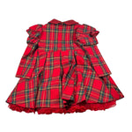 Bimbalo Abito Manica Lunga Fantasia Scozzese Rosso per Bambina 7872 ROSSO BIMBALO 