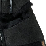 Birkenstock Ciabatte tinta unita con Fibbie Nero per Bambino 0752663 NERO BIRKENSTOCK 