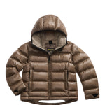 Blauer Giubbino tinta unita con Zip E Cappuccio Marrone per Neonato 02427 MARRONE BLAUER 