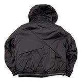 Blauer Giubbino tinta unita con Cappuccio Nero per Neonato 24WBBXC02551 NERO BLAUER 