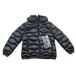 Blauer Giubbino tinta unita con Zip E Cappuccio Nero per Bambina 24WBLGC03078 NERO BLAUER 