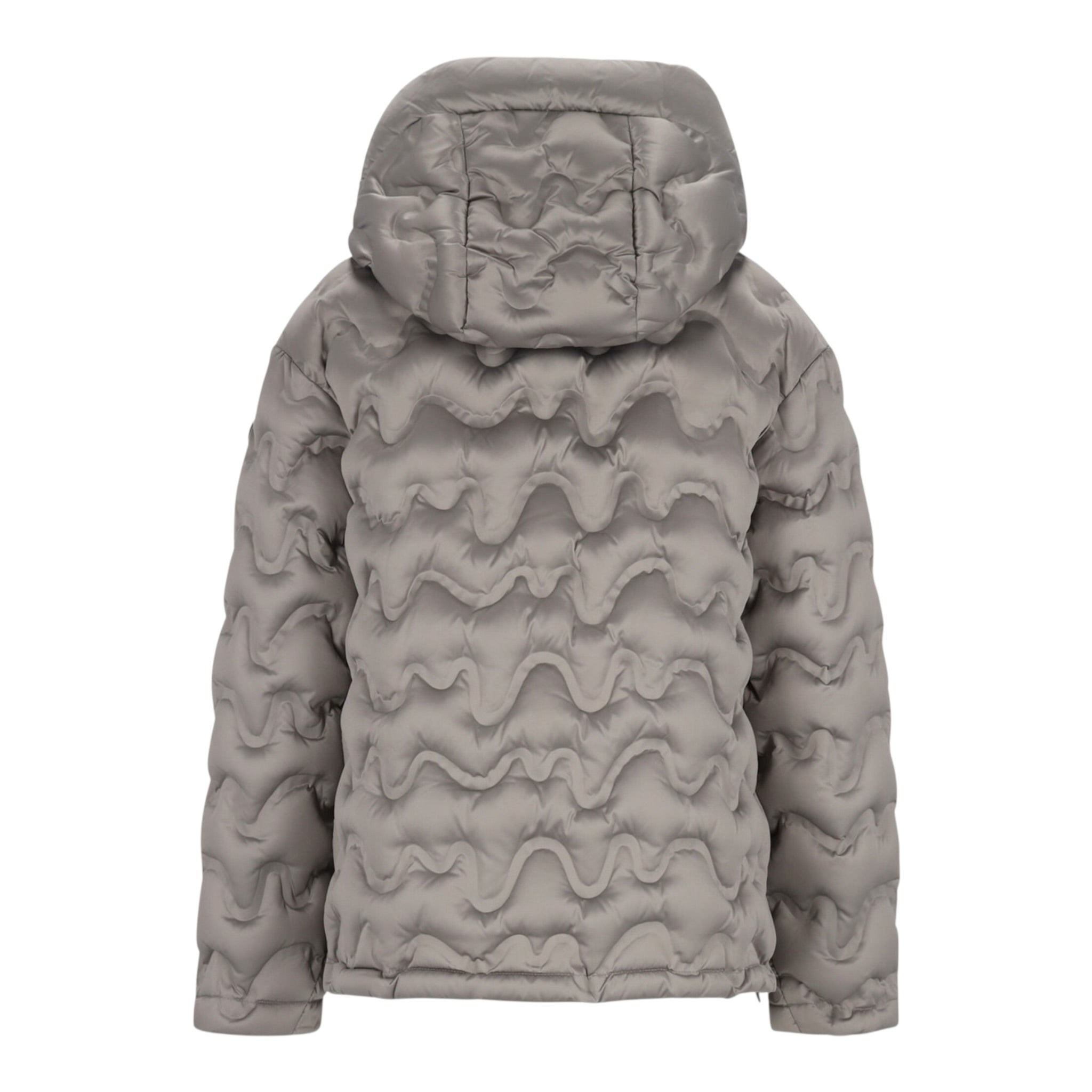 Blauer Giubbino tinta unita con Cappuccio Beige per Bambina 24WBLGC03523 BEIGE BLAUER 