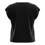 Blauer T-Shirt tinta unita con Applicazioni Nero per Bambina 25SBLGH02492 NERO BLAUER 