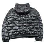 Blauer Giubbino tinta unita con Zip E Cappuccio Nero per Bambino 25SBLKC03416 NERO BLAUER 