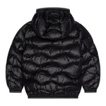 Blauer Giubbino tinta unita con Zip E Cappuccio Nero per Bambino 25SBLKC03416X NERO BLAUER 