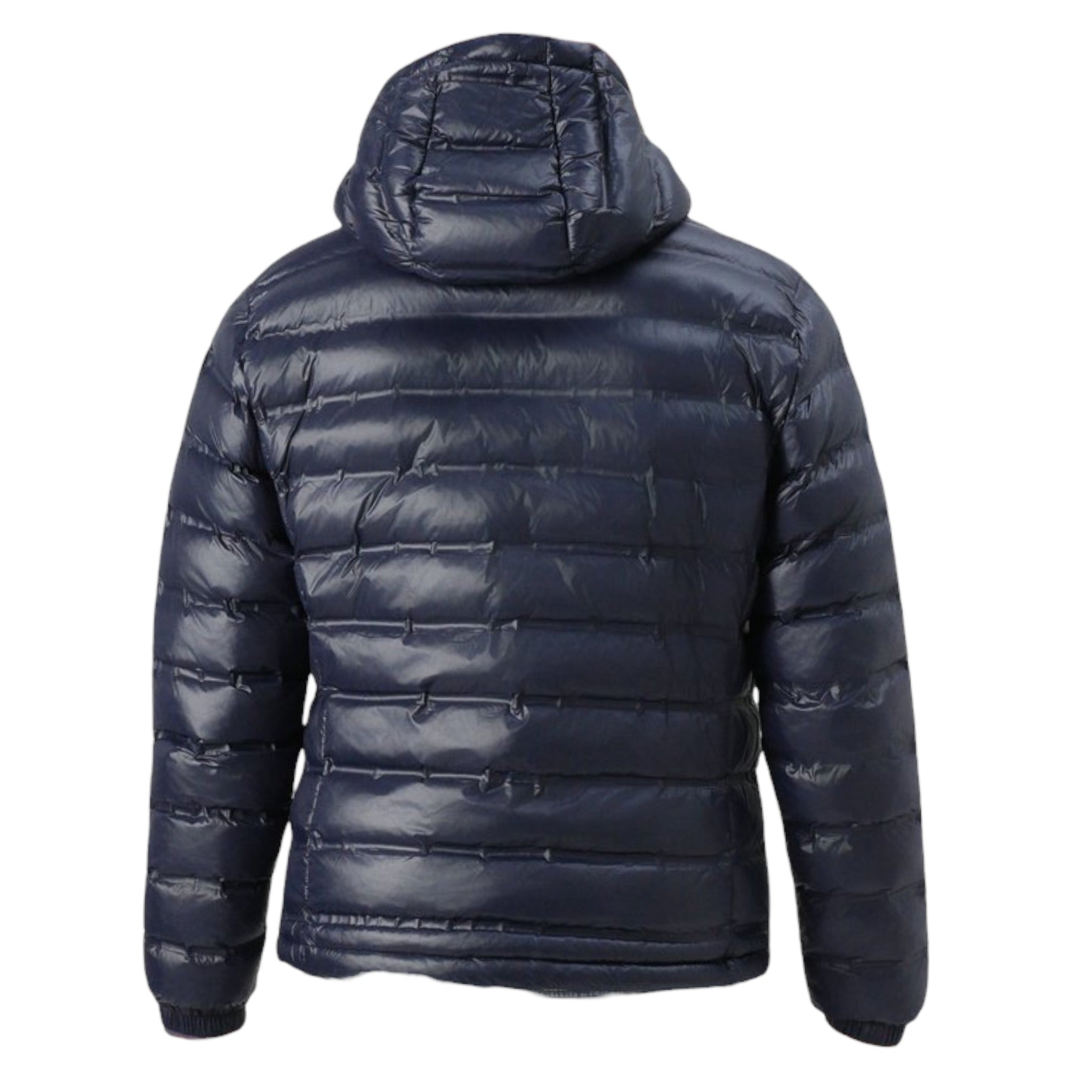 Blauer Giubbino tinta unita con Zip E Cappuccio Blu per Bambino 25WBLC02419 BLU BLAUER 