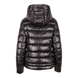 Blauer Giubbino tinta unita con Zip E Cappuccio Nero per Bambina 25WBLGC023911 NERO BLAUER 