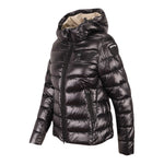 Blauer Giubbino tinta unita con Zip E Cappuccio Nero per Bambina 25WBLGC023911 NERO BLAUER 