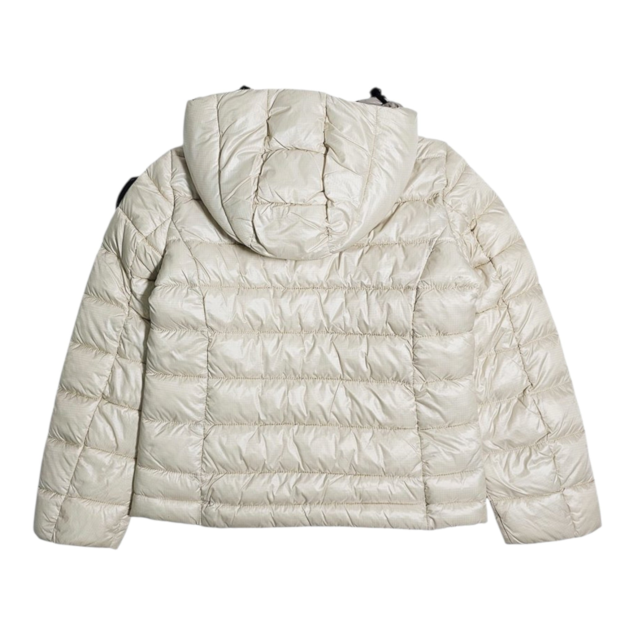 Blauer Giubbino tinta unita con Zip E Cappuccio Beige per Bambina 25WBLGC02391X BEIGE BLAUER 