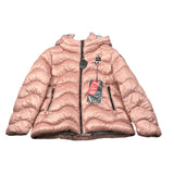Blauer Giubbino tinta unita con Zip E Cappuccio Rosa per Neonata 25WBLGC02394N ROSA BLAUER 