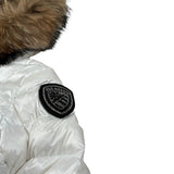 Blauer Giubbino tinta unita con Zip E Cappuccio Bianco per Bambina 25WBLGC03380 BIANCO BLAUER 