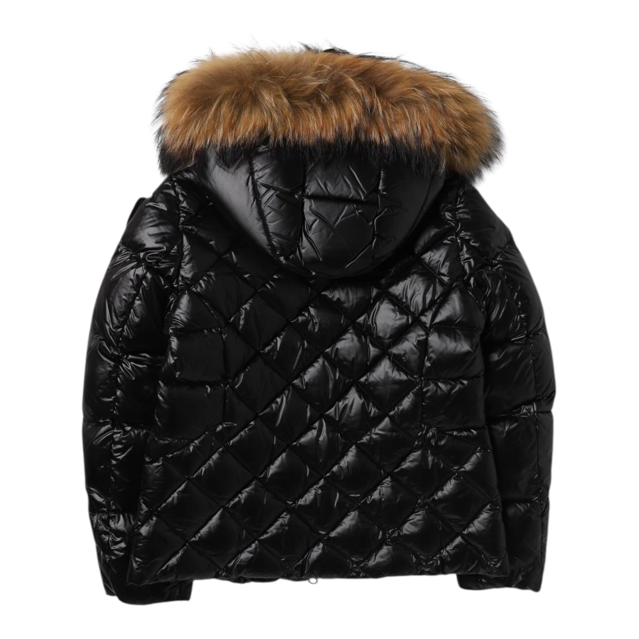 Blauer Giubbino tinta unita con Cappuccio Nero per Bambina 25WBLGC03384 NERO BLAUER 