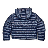 Blauer Giubbino tinta unita con Zip E Cappuccio Blu per Bambino 25WBLKC02426 BLU BLAUER 