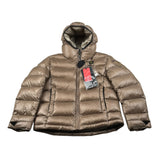 Blauer Giubbino tinta unita con Zip E Cappuccio Beige per Bambino 25WBLKC02427 BEIGE BLAUER 