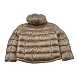 Blauer Giubbino tinta unita con Zip E Cappuccio Beige per Bambino 25WBLKC02427 BEIGE BLAUER 