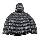Blauer Giubbino tinta unita con Zip E Cappuccio Nero per Bambino 25WBLKC02427 NERO BLAUER 