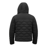 Blauer Giubbino tinta unita con Zip E Cappuccio Nero per Bambino 25WBLKC02451XX NERO BLAUER 