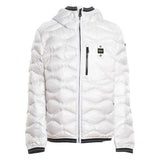 Blauer Giubbino tinta unita con Zip E Cappuccio Bianco per Bambino 25WBLKC03438X BIANCO BLAUER 