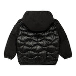 Blauer Giubbino tinta unita con Cappuccio Nero per Bambino 25WBLKC08440 NERO BLAUER 