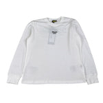 Blauer Shirt tinta unita con Stampa Bianco per Bambino 25WBLKH01476J BIANCO BLAUER 
