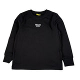 Blauer Shirt tinta unita con Stampa Nero per Bambino 25WBLKH01476J NERO BLAUER 