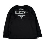 Blauer Shirt tinta unita con Stampa Nero per Bambino 25WBLKH01476J NERO BLAUER 
