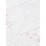 Blumarine Coperta tinta unita con Stampa Bianco per Neonata IA4088 BIANCO BLUMARINE 