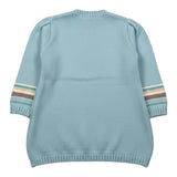 Boboli Abito Girocollo tinta unita Manica Lunga Azzurro per Neonata 118022 AZZURRO BOBOLI 