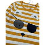 Boboli Shirt Bicolore Fantasia A Righe Senape per Neonato 133131 SENAPE BOBOLI 
