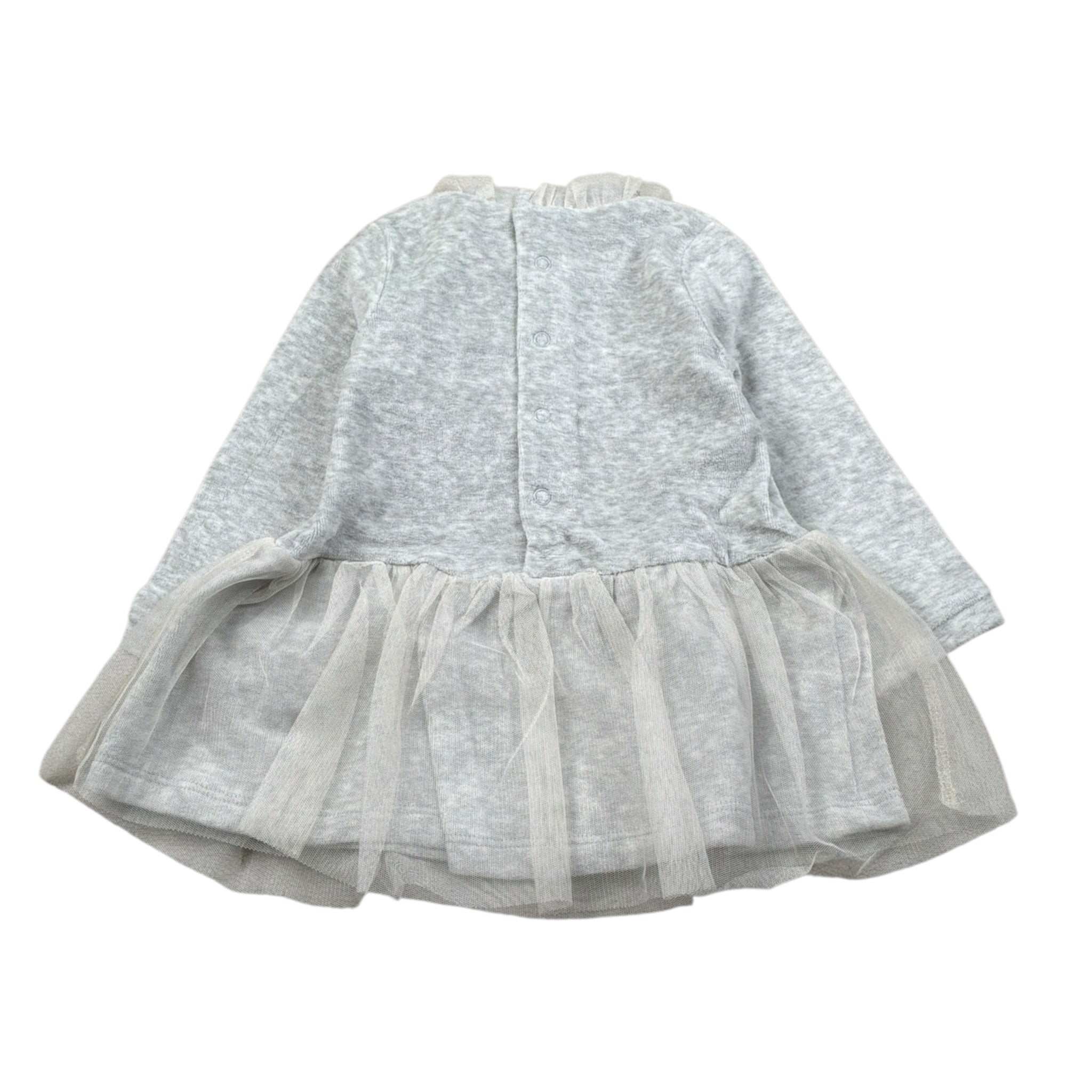 Boboli Abiti Manica Lunga tinta unita Grigio per Neonata 141051 GRIGIO BOBOLI 