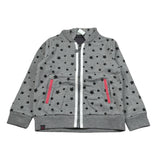 Boboli Felpa con Zip E Cappuccio tinta unita Grigio per Bambina 214143 GRIGIO BOBOLI 