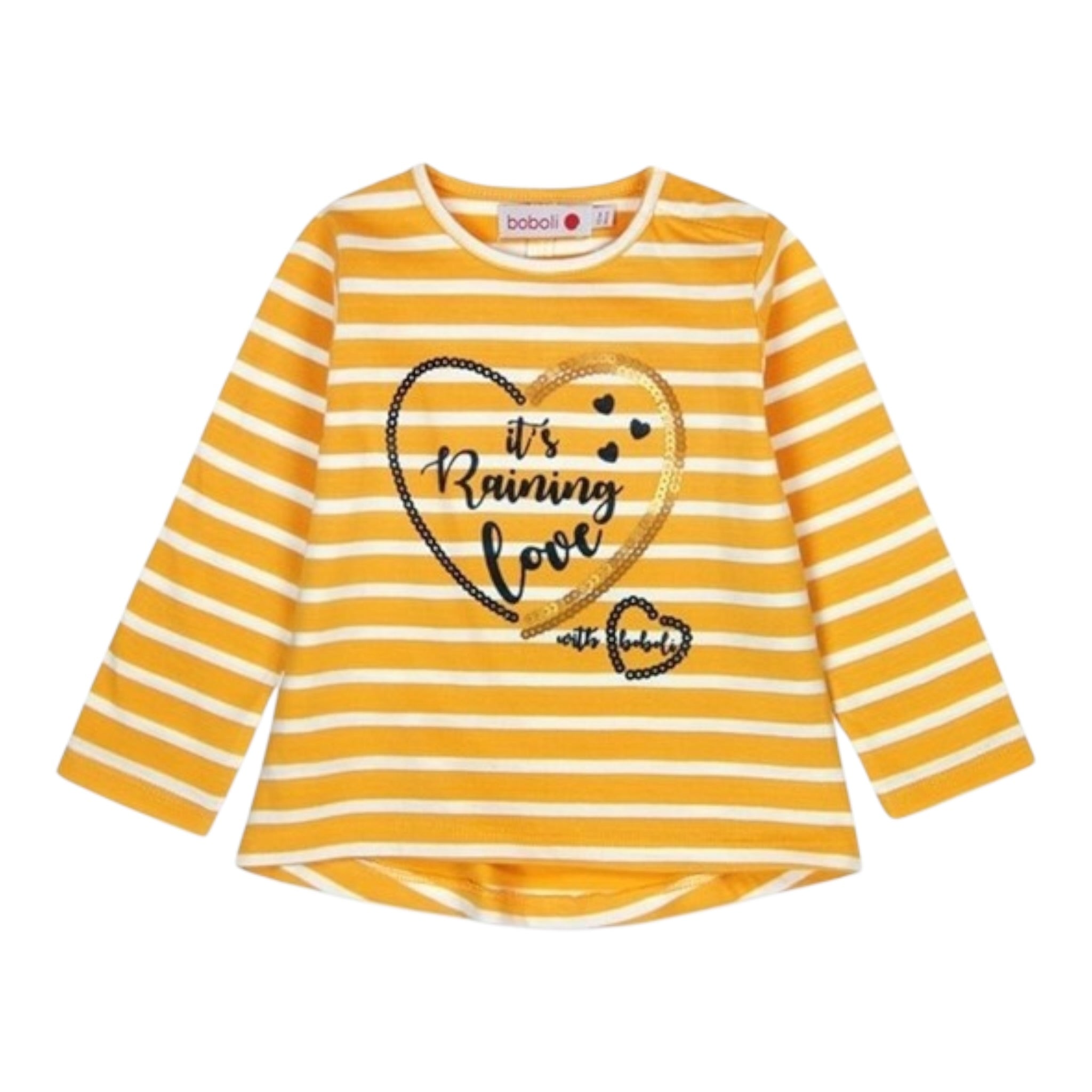 Boboli Shirt tinta unita Girocollo Giallo per Neonata 226000 GIALLO BOBOLI 