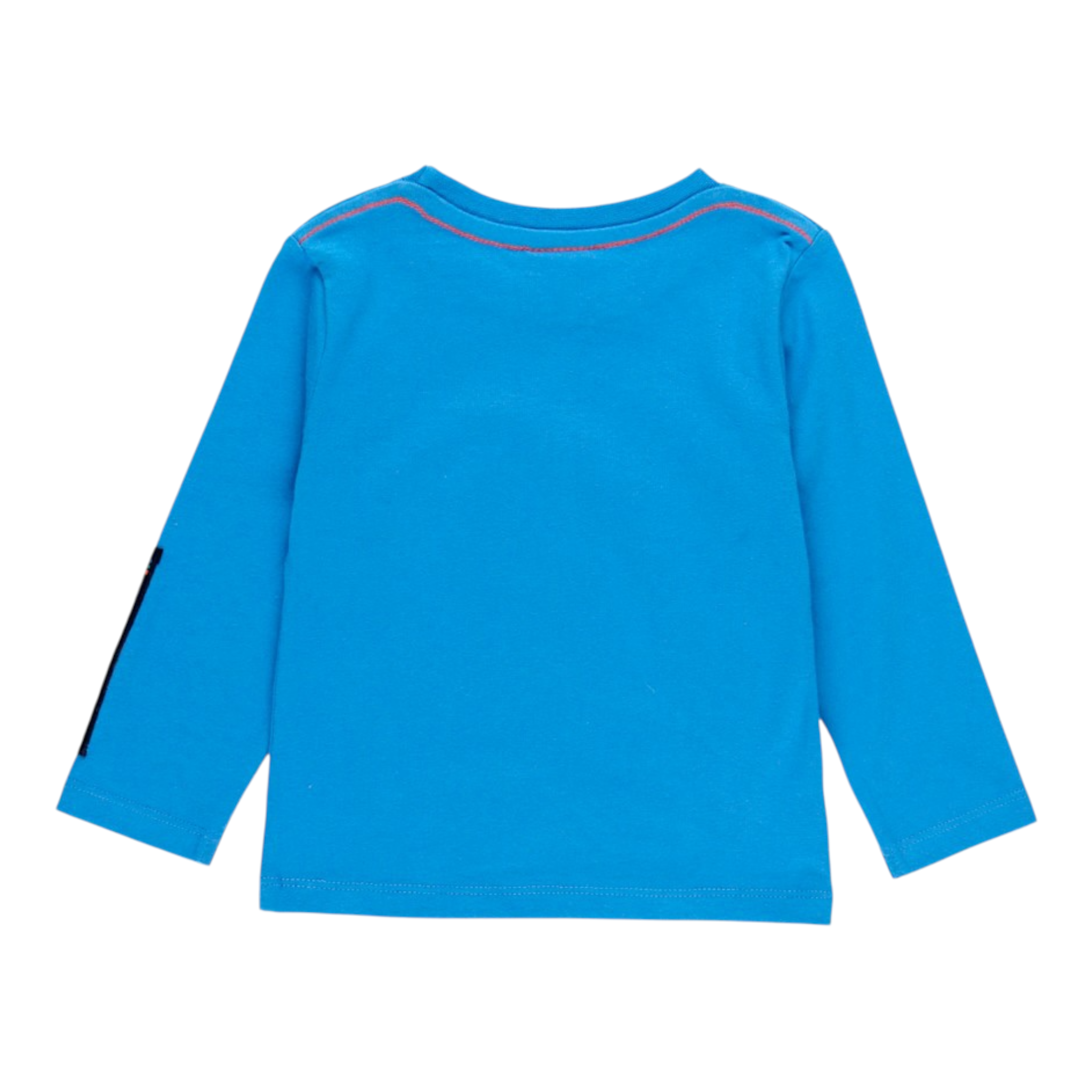 Boboli Shirt Girocollo tinta unita con Stampa Azzurro per Neonato 313096 AZZURRO BOBOLI 