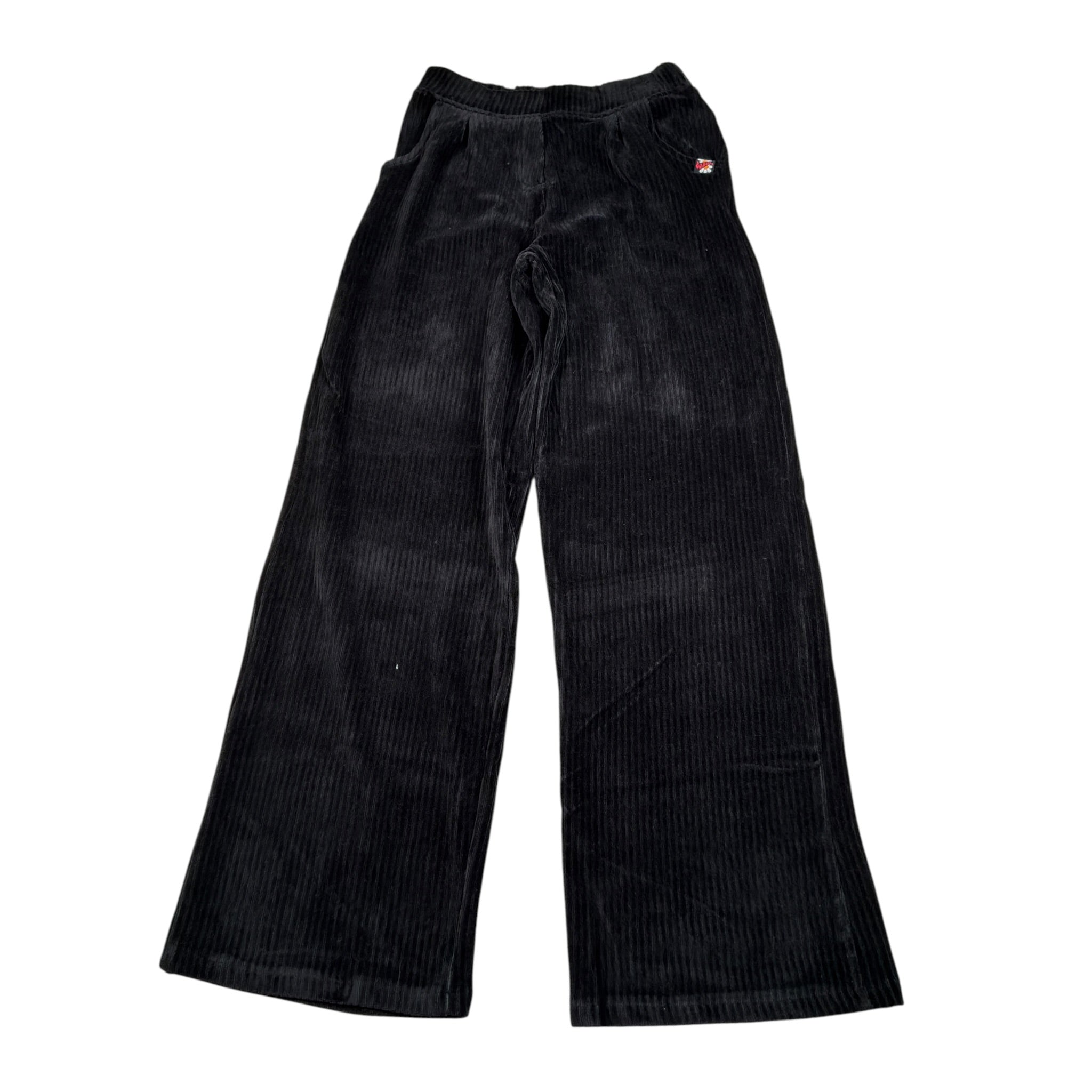 Boboli Pantalone tinta unita Modello Palazzo Nero per Bambina 415190 NERO BOBOLI 