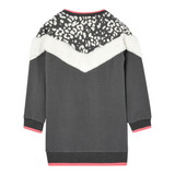 Boboli Abito Felpa tinta unita Grigio per Bambina 417024 GRIGIO BOBOLI 