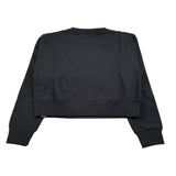 Boboli Felpa Chiusa Girocollo tinta unita Nero per Bambina 433178 NERO BOBOLI 