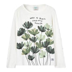 Boboli Shirt Girocollo tinta unita Bianco per Bambina 437004 BIANCO BOBOLI 