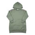 Boboli Abito Felpa con Cappuccio tinta unita Verde per Bambina 437059 VERDE BOBOLI 