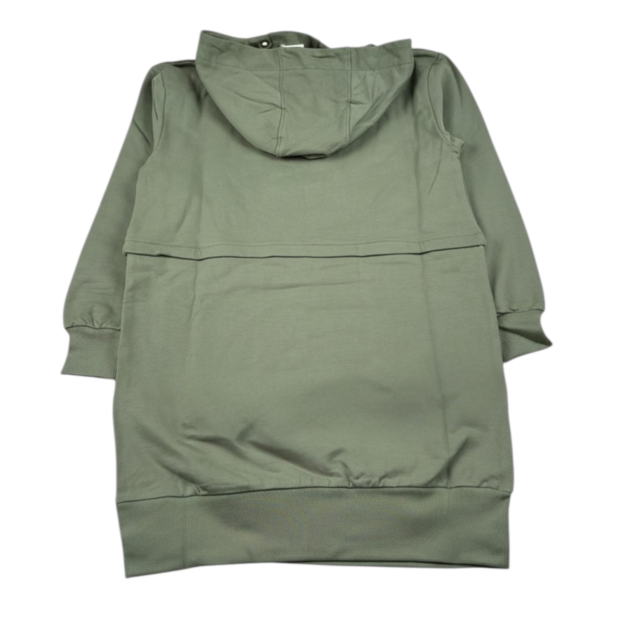 Boboli Abito Felpa con Cappuccio tinta unita Verde per Bambina 437059 VERDE BOBOLI 