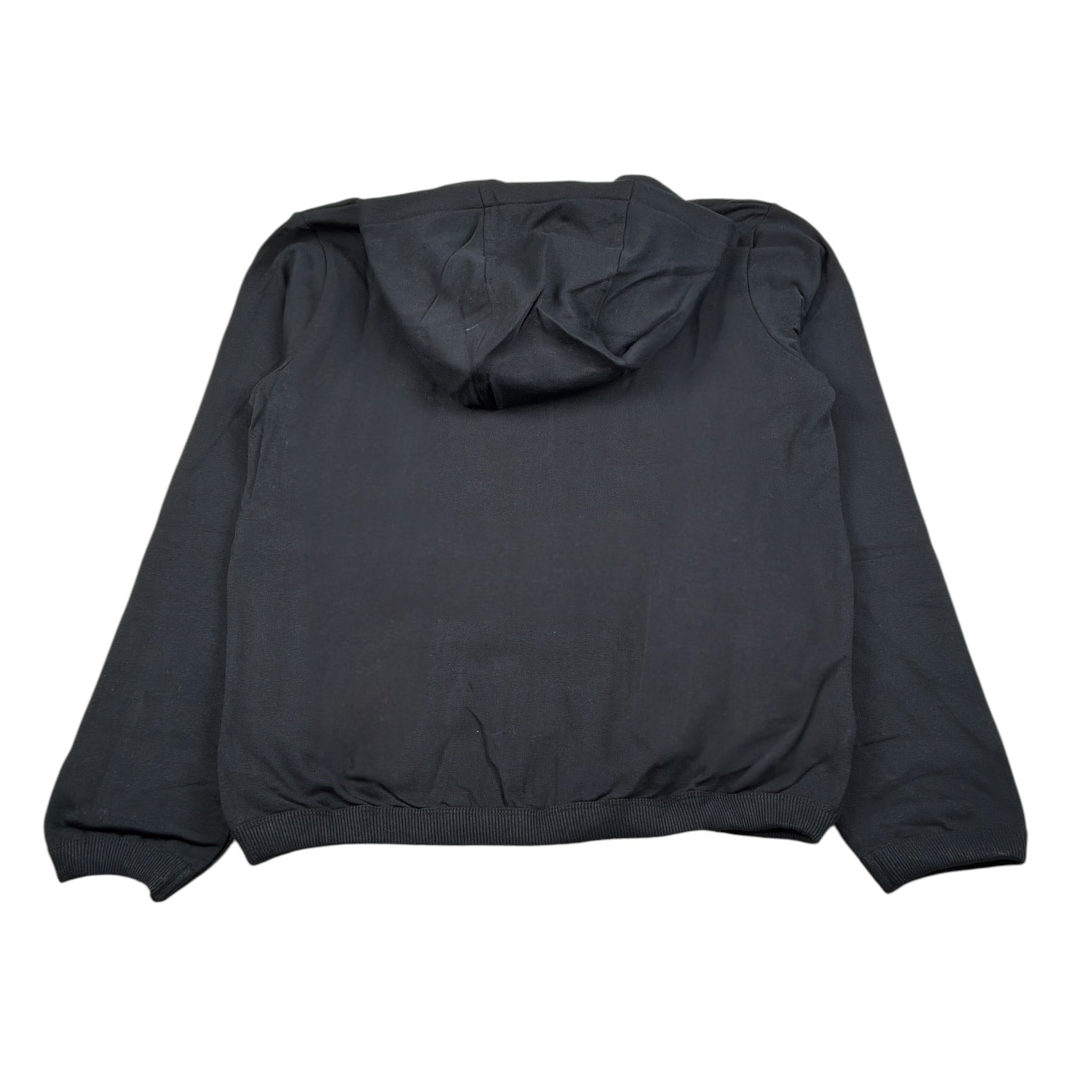 Boboli Felpa Xon Zip E Cappuccio tinta unita Nero per Bambina 437206 NERO BOBOLI 