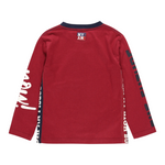 Boboli Shirt Girocollo tinta unita Cn Stampa Rosso per Bambino 503053 ROSSO BOBOLI 