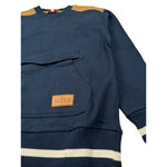 Boboli Felpa Chiusa Girocollo tinta unita Blu per Bambino 508205 BLU BOBOLI 