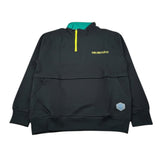 Boboli Felpa Chiusa con Mezza Zip tinta unita Nero per Bambino 513087 NERO BOBOLI 