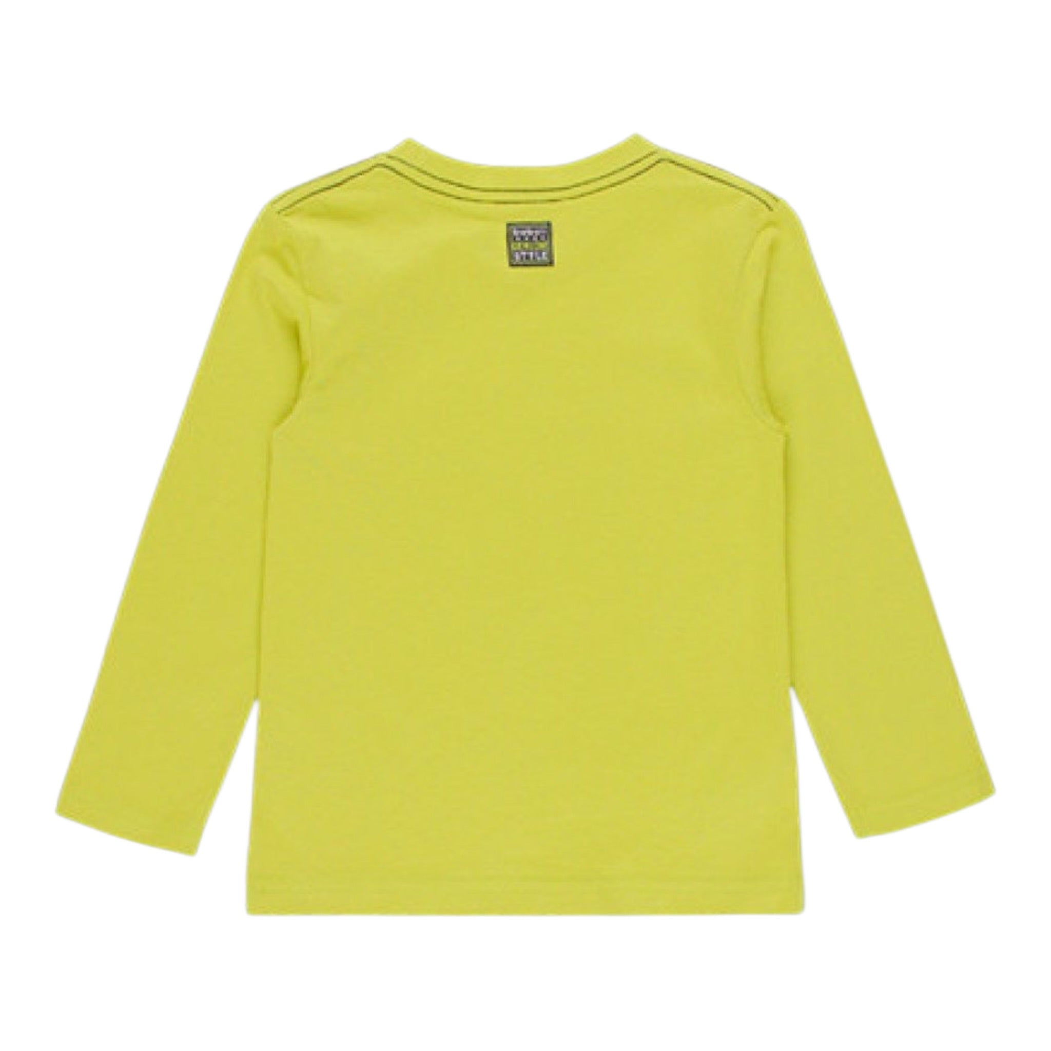 Boboli Shirt Girocollo tinta unita con Stampa Verde per Bambino 591005 VERDE BOBOLI 