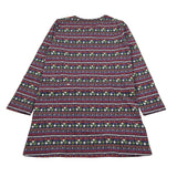 Boboli Abito Manica Lunga Stampa Fantasia Blu per Bambina AQBTBL BLU BOBOLI 
