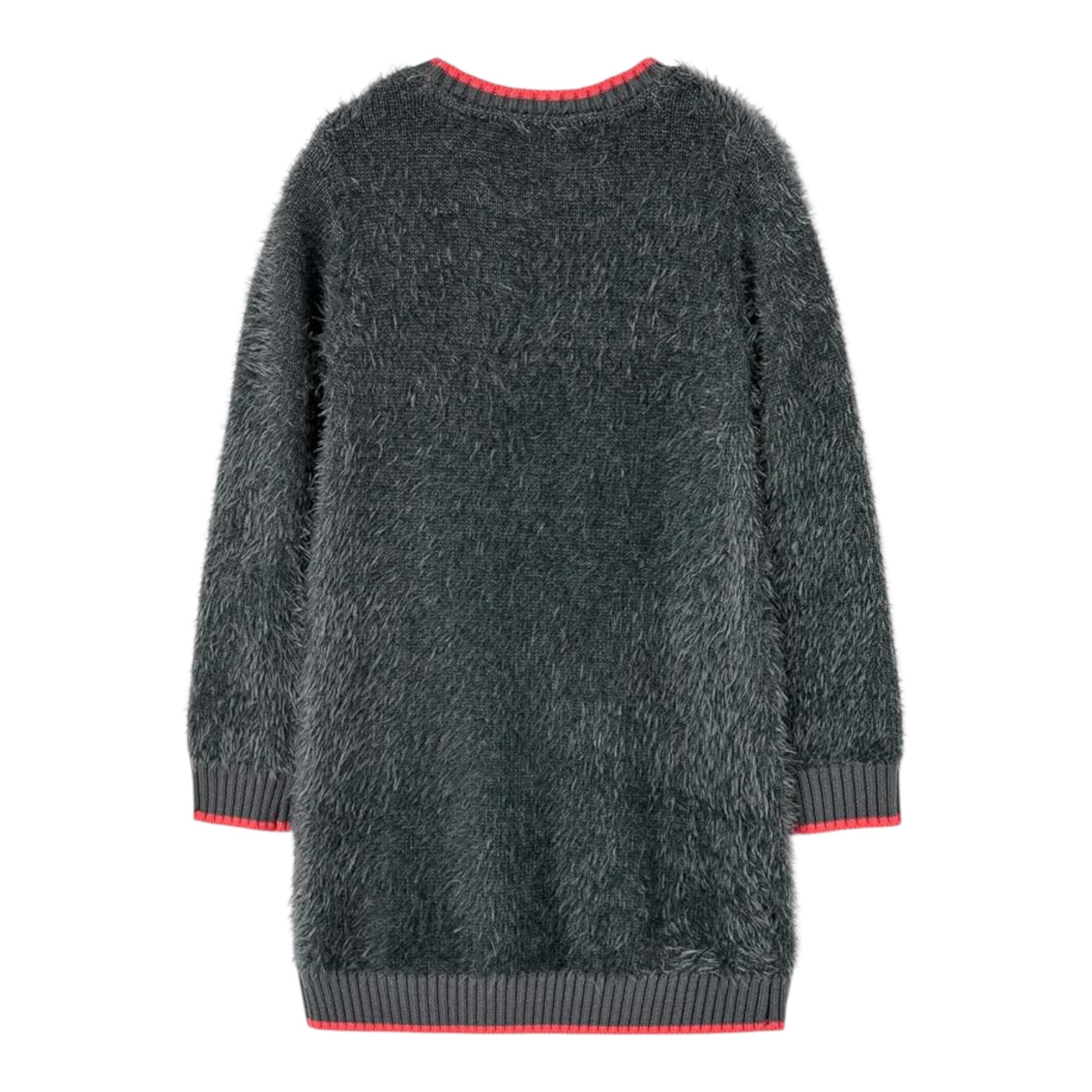 Boboli Abito Manica Lunga tinta unita Grigio per Bambina BTAB GRIGIO BOBOLI 