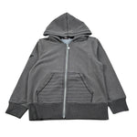 Boboli Felpa con Zip E Cappuccio tinta unita Grigio per Bambino FLPBB GRIGIO BOBOLI 