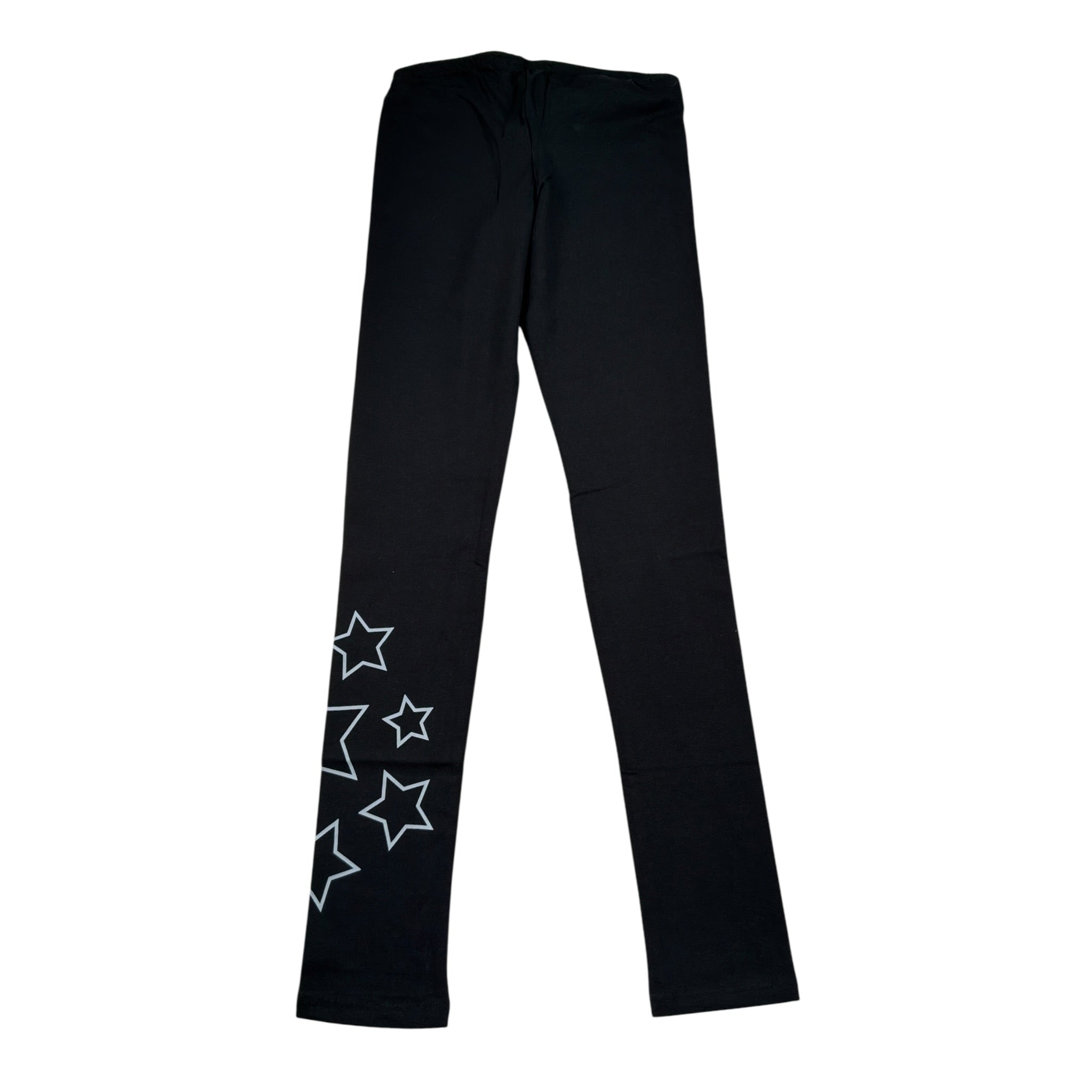 Boboli Leggins tinta unita con Stampa Nero per Bambina LGBBB NERO BOBOLI 