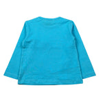 Boboli Shirt Girocollo tinta unita con Stampa Azzurro per Neonato SHTBLL AZZURRO BOBOLI 